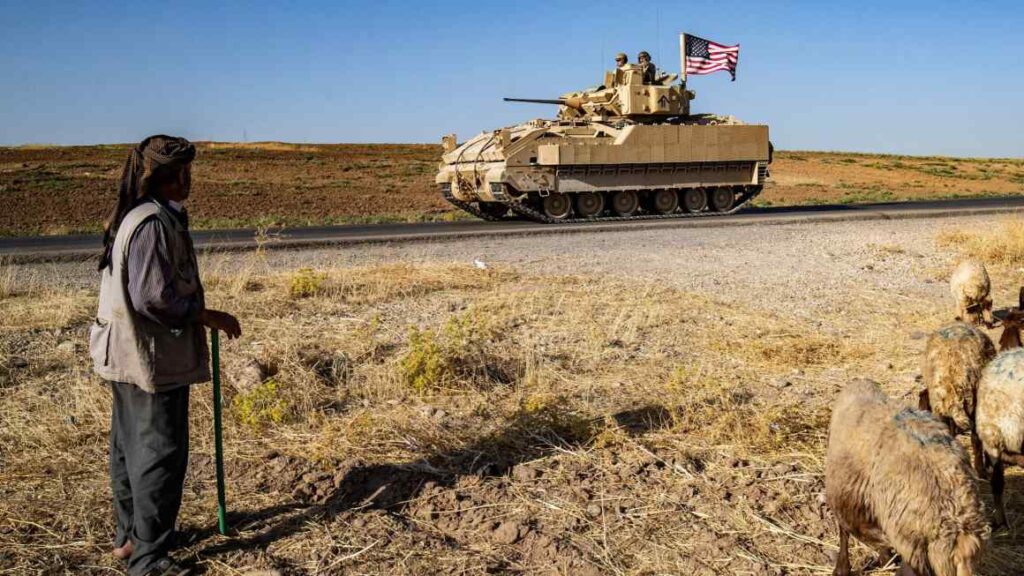 Two US soldiers and a civilian killed in attack in Syria