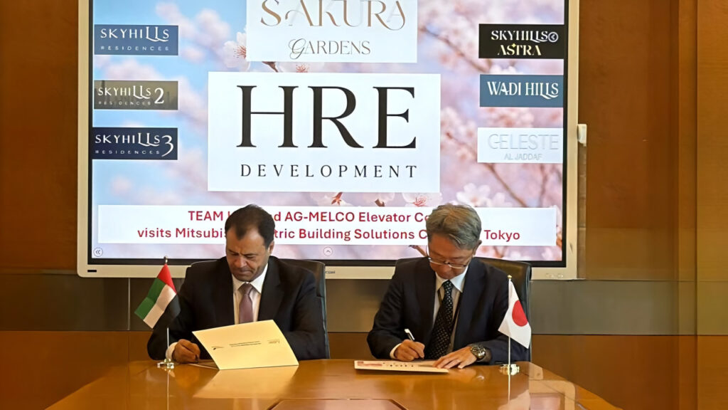 UAE’s HRE Development announces partnership with Mitsubishi
