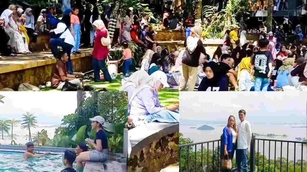 Libur Nataru, Jatigede Green Garden di Sumedang Diserbu Wisatawan