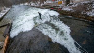 Debate over surfing in German park gets gnarly after city removes wave-creating device