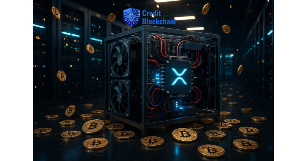 CreditBlockchain Launches XRP and BTC Cloud Mining Services