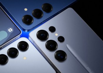 a selection of Samsung phones from the Unpacked 2025 event