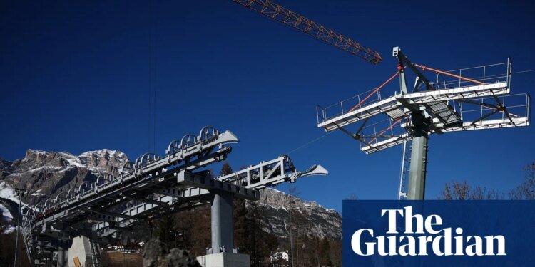 Winter Olympics 2026: key Cortina cable car will not be ready, letter claims | Winter Olympics 2026