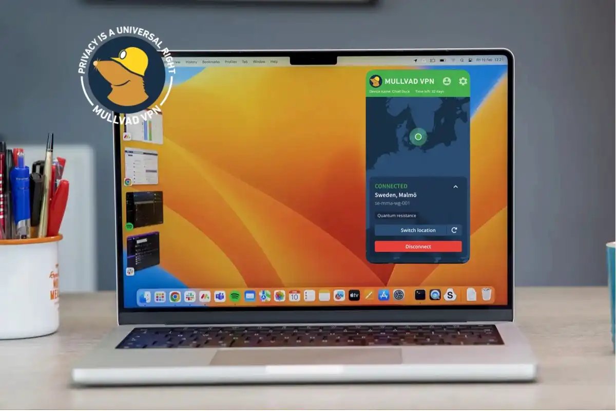Mullvad VPN - Best for anonymity