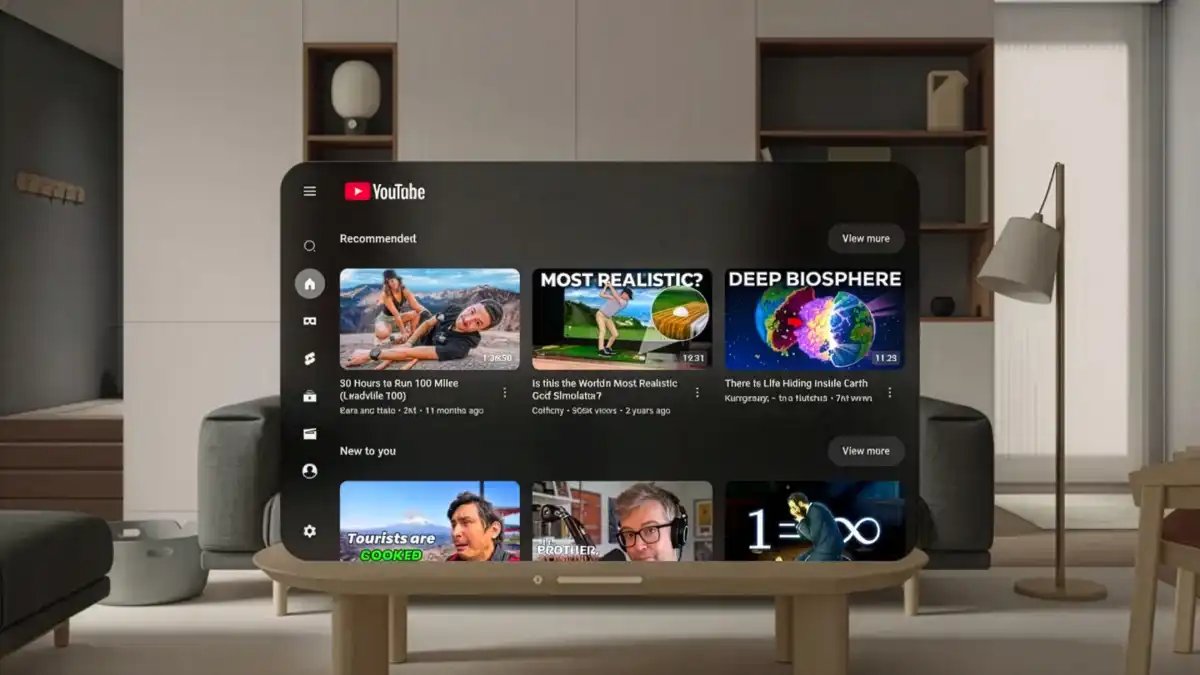youtube vision interface