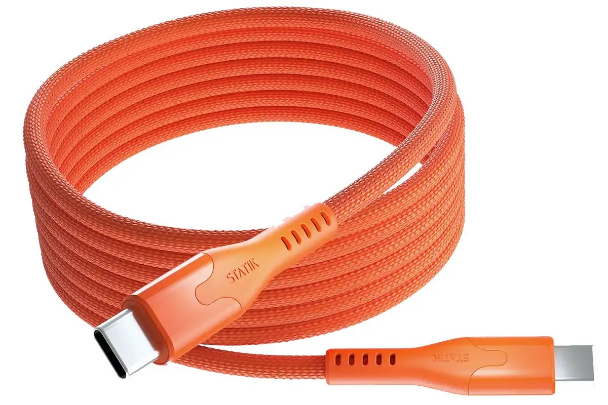 Statik MagStack Pro USB-C Cable Orange