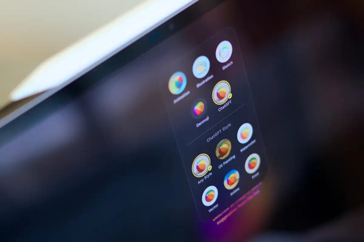 Image Playground working with ChatGPT on iPadOS