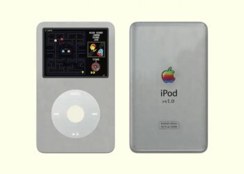 iPod retro concept image with Pac-Man