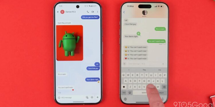 Google Messages, Apple testing encrypted RCS on Android & iOS 26.4