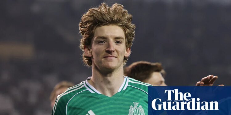 Anthony Gordon grabs four as Newcastle hit Qarabag for six in playoff | Champions League