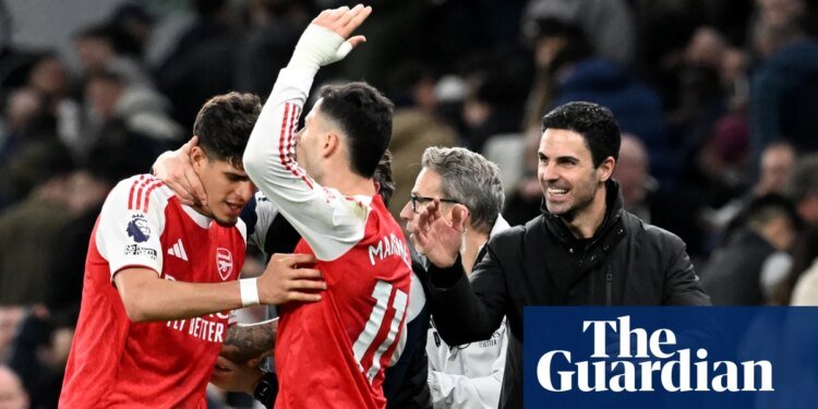 Beating Tottenham can be a ‘turning point’ for Arsenal, says proud Arteta | Tottenham Hotspur