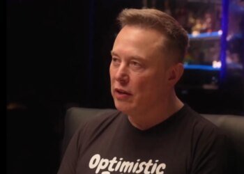 Elon Musk speaks on a podcast