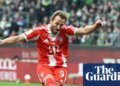 European football: Harry Kane double restores Bayern Munich’s six-point Bundesliga lead | European club football