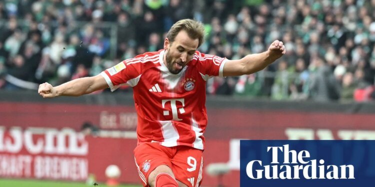 European football: Harry Kane double restores Bayern Munich’s six-point Bundesliga lead | European club football