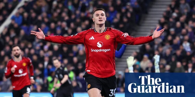 Supersub Benjamin Sesko fires Manchester United past Everton and into top four | Premier League