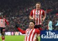 Talbi’s stunning strike in Sunderland caps woeful night for ‘childish’ Burnley | Premier League
