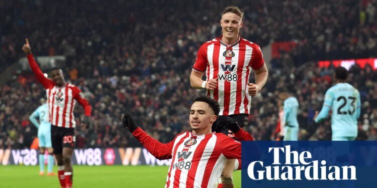 Talbi’s stunning strike in Sunderland caps woeful night for ‘childish’ Burnley | Premier League