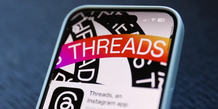 Threads on App Store is seen in this illustration photo.