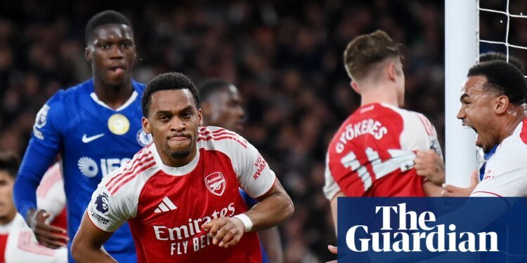 Arsenal edge battling Chelsea thanks to Timber and Raya to restore five-point lead | Premier League