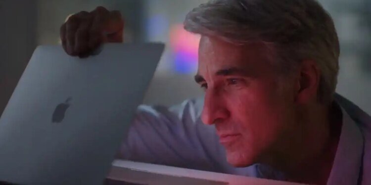 Craig Federighi MacBook