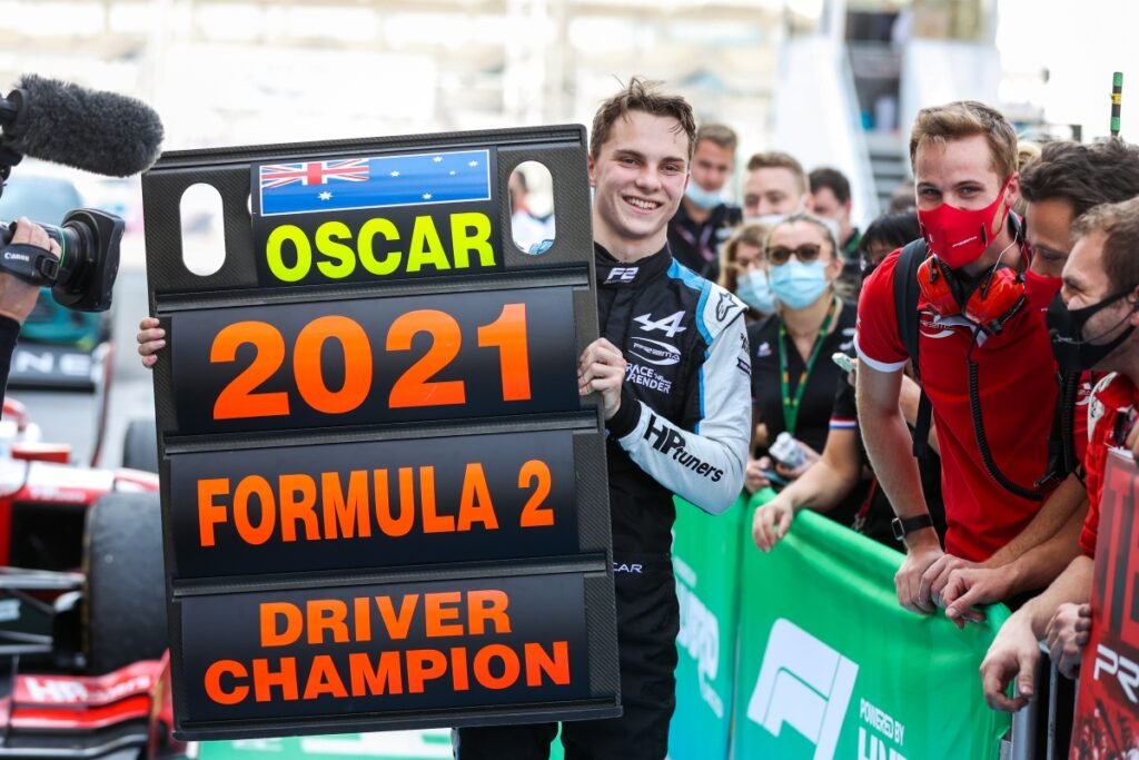 Oscar Piastri, champion de F2 en 2021