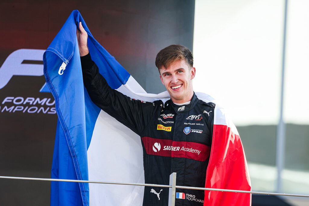 Théo Pourchaire, champion de F2 en 2023