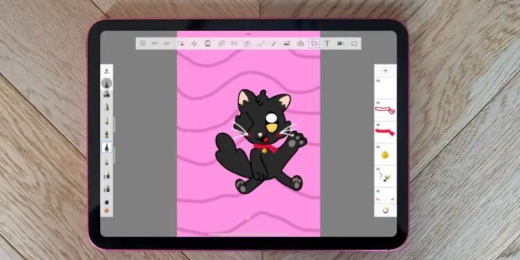 iPad A16 kids drawing