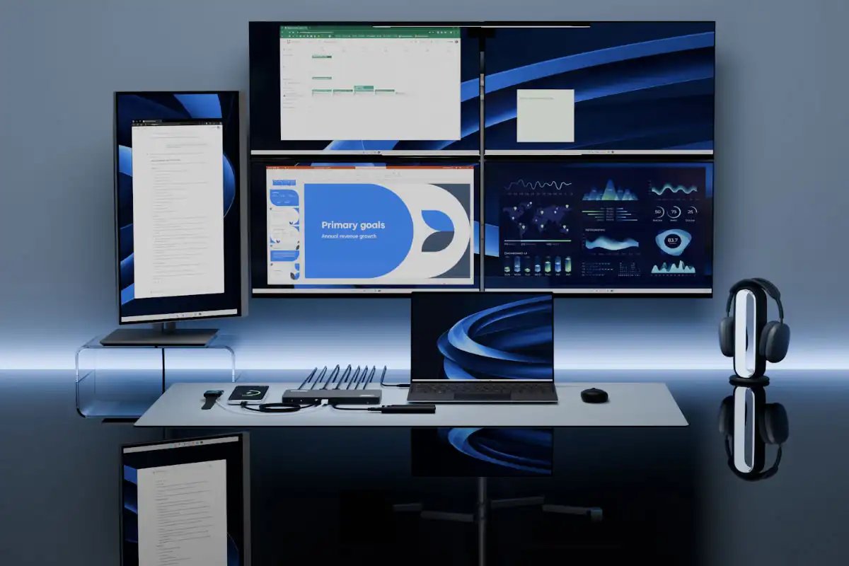 Plugable 5 Display USB-C Dock (UD-7400PD) – five 4K displays at 60Hz