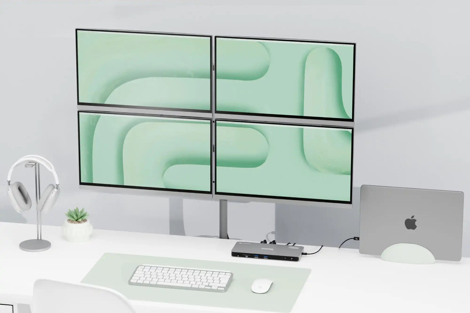 Plugable Thunderbolt 4 Docking Station (TBT-6950PD) – three 4K displays at 60Hz for M1/M2, four for M3/M4/M5