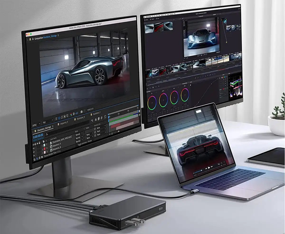 Ugreen Revodok Pro 209 9-in-1 4K HDMI Docking Station – two 4K displays at 60Hz