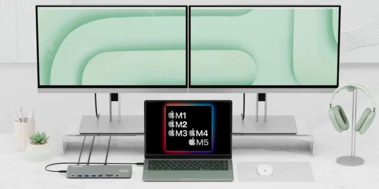 How to connect two or more monitors to an M1 M2 M3 M4 M5 Mac