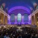 Apple grand central store set up for a concert