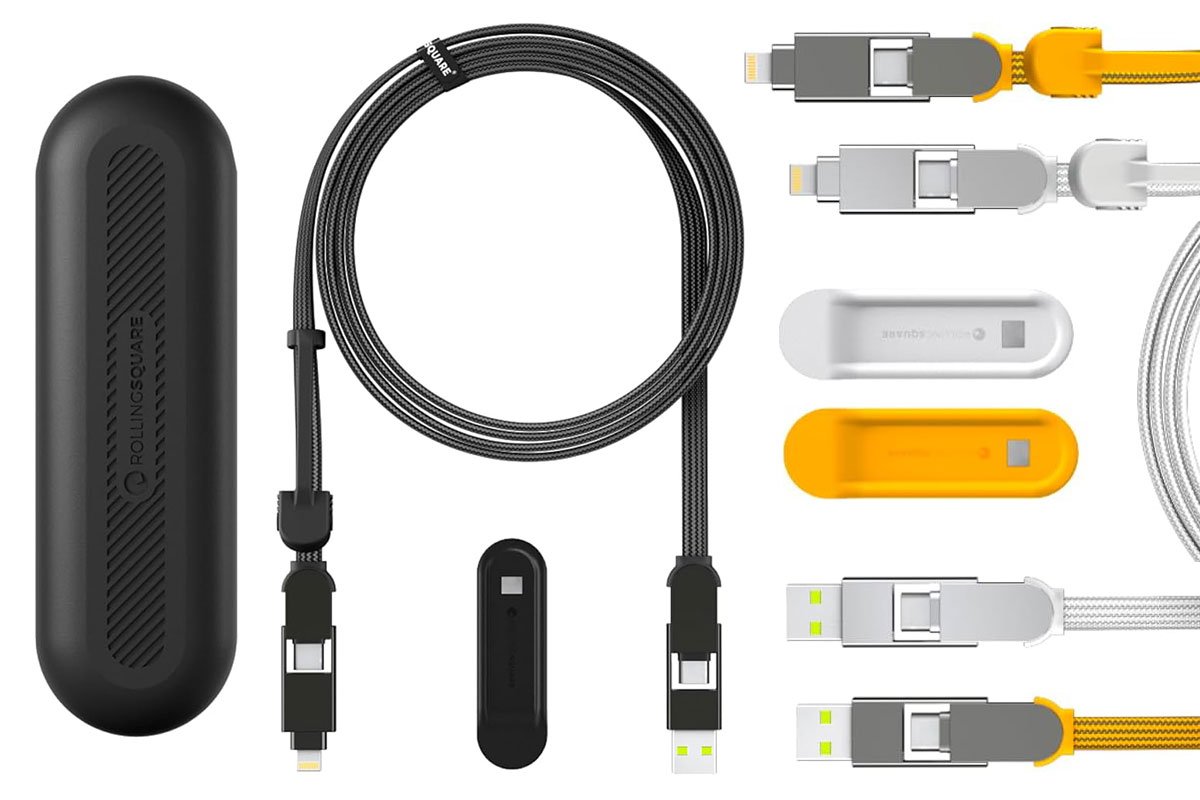 Rolling Square inCharge XL – Best hybrid charge cable for iPhone, iPad & MacBook
