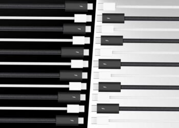 Apple USB-C and Thunderbolt cables graphic