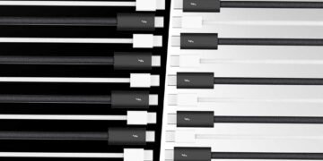 Apple USB-C and Thunderbolt cables graphic