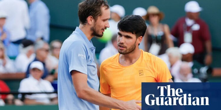 Carlos Alcaraz stays positive after winning streak ended by Daniil Medvedev at Indian Wells | Tennis
