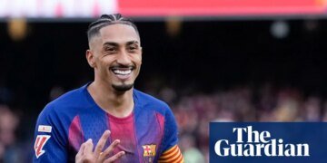 European football: Raphinha hat-trick seals Barcelona win, Lazio beat Milan | European club football