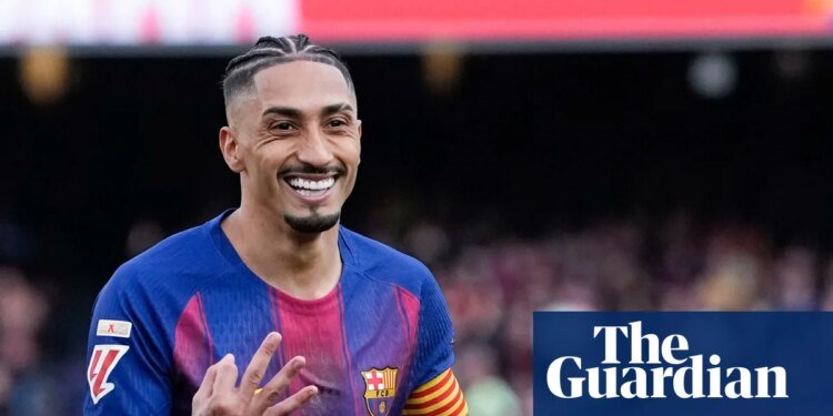 European football: Raphinha hat-trick seals Barcelona win, Lazio beat Milan | European club football