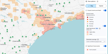 Google is using old news reports and AI to predict flash floods