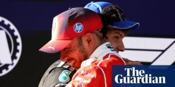 Kimi Antonelli takes historic pole for F1’s Chinese GP after George Russell’s sprint race win | Formula One 2026