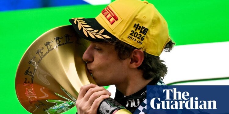 Kimi Antonelli wins Chinese GP from pole as Lewis Hamilton claims first podium for Ferrari | Formula One