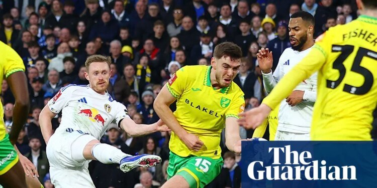 Leeds power past Norwich to reach FA Cup last eight for first time since 2003 | FA Cup