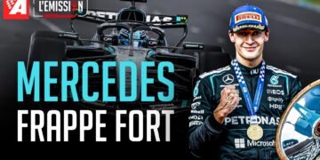 Mercedes frappe fort en Australie !
