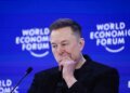 Elon Musk, chief executive officer of Tesla Inc., during the World Economic Forum (WEF) in Davos, Switzerland, on Thursday, Jan. 22, 2026.