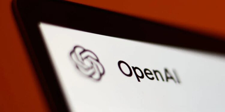OpenAI ChatGPT website displayed on a laptop screen is seen in this illustration photo.