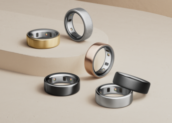 array of Oura rings