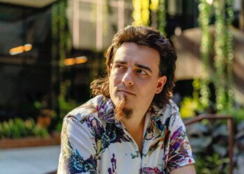 Palmer Luckey, founder of Anduril Industries, during an interview on "The Circuit with Emily Chang" at Anduril's headquarters in Costa Mesa, California, US, on Thursday, Dec. 14, 2023. Anduril recently beat several legacy defense players in a contest for a major contract to develop an unmanned fighter jet for the US Air Force and is now valued at $8.5 billion. Photographer: Kyle Grillot/Bloomberg via Getty Images